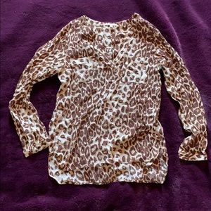 Leopard Print Blouse